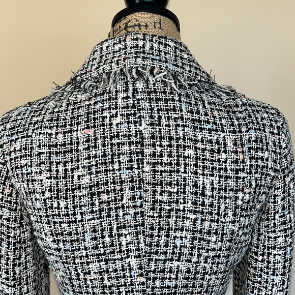 Single Breasted Tweed Jacket Blazer - Picture 8 of 10
